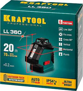 KRAFTOOL LL360, лазерный нивелир (34645)